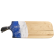 Planche à découper, moyenne, no 33, Bleu royal / noir et blanc, de l'artiste Julie Marcotte, Matériaux, Érable, résine alimentaire et huile de pépin de raisin, dimension : 3/4 x 8 x 24 pouces