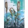 Quenouille, de l'artiste Sandy Cunningham, Tableau, Acrylique sur toile, Création unique, dimension : 40 x 30 po de largeur