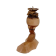 Sans titre, série Rupicole, no 1, de l'artiste Claudia Côté, Sculpture, bois mixte, érable, ... , Création unique, dimension : 11.25 h x 9.5 x 6 po, vue A