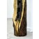 Structure interne, de l'artiste Bernard Hamel, Sculpture, bois et ciment, Création unique, dimension : 180 x 60 x 60 cm, bas