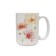 Tasse à café, -- Fleurs de cosmos --, de l'artiste Katrinn Pelletier, Illustration, impression sublimation, Faite au Québec, matériaux : céramique, Capacité : 15 onces