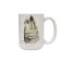 Tasse à café, -- Forêt laine --, de l'artiste Katrinn Pelletier, Illustration, impression sublimation, Faite au Québec, matériaux : céramique, Capacité : 15 onces