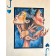 Valet de coeur, de l'artiste Florence Lemay, Tableau, Acrylique sur bois, Création unique, dimension : 30 x 24 po de largeur, vue 1