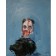 Vin de Messe, de l'artiste Benoit Genest Rouillier, Tableau, Acrylique sur toile, Création unique, dimension : 20 x 16 po de largeur